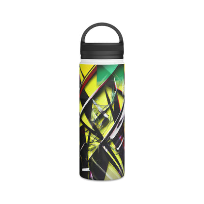 Audrey Rasmussen - Applied Force, Abstractly - Stainless Steel Water Bottle