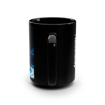 Vertex Financial - Asset, Abstractly - Black Ceramic Mug 15oz