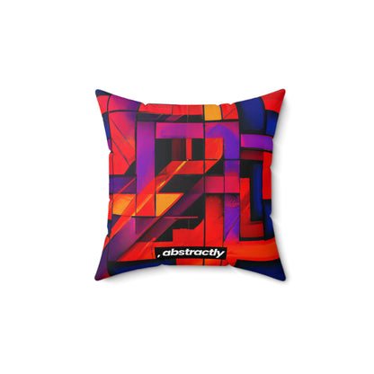 Theodore Kirchhoff - Normal Force, Abstractly - Faux Suede Throw Pillow