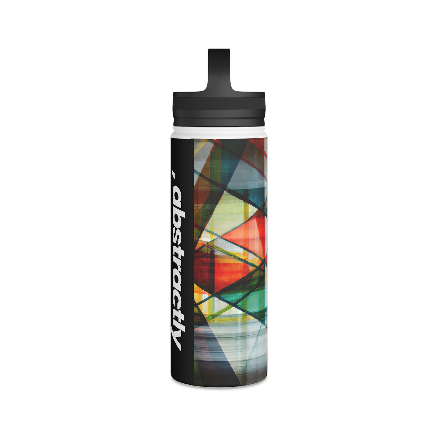 Lillian Czerny - Friction Force, Abstractly - Stainless Steel Water Bottle