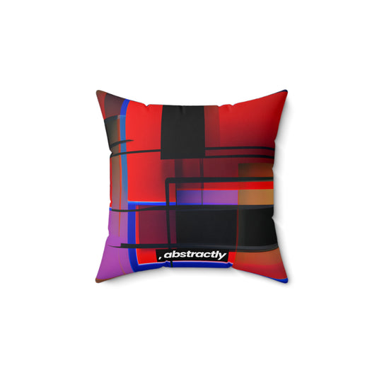 Eleanor Corbin - Air Resistance Force, Abstractly - Faux Suede Throw Pillow