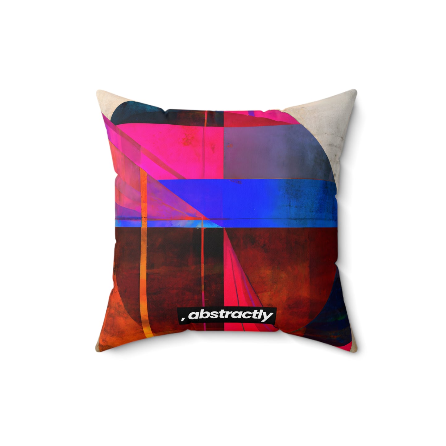 Marion Friesner - Strong Force, Abstractly - Faux Suede Throw Pillow