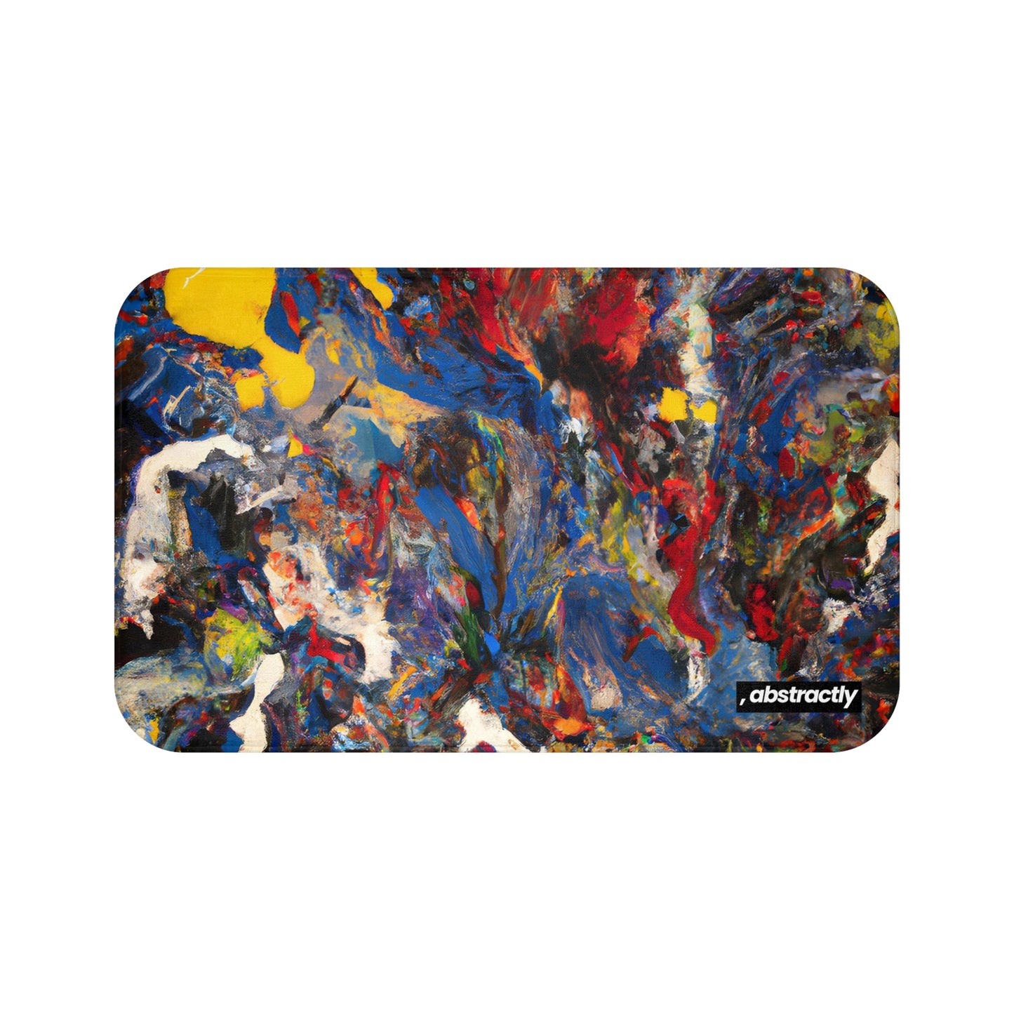 Amber Phosphorus Hexide - Chemistry, Abstractly - Bath Mat