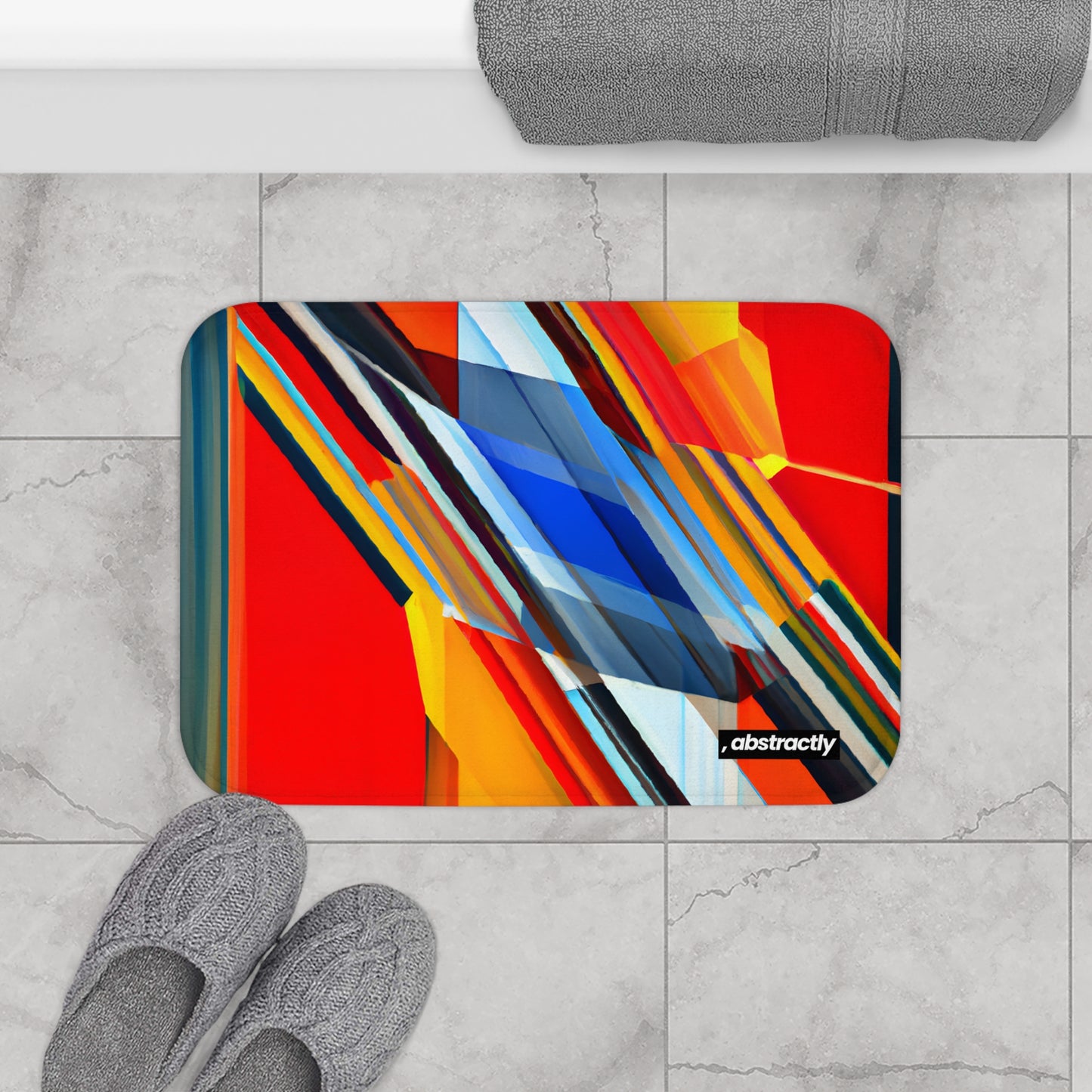 Joshua Fiedler - Air Resistance Force, Abstractly - Bath Mat