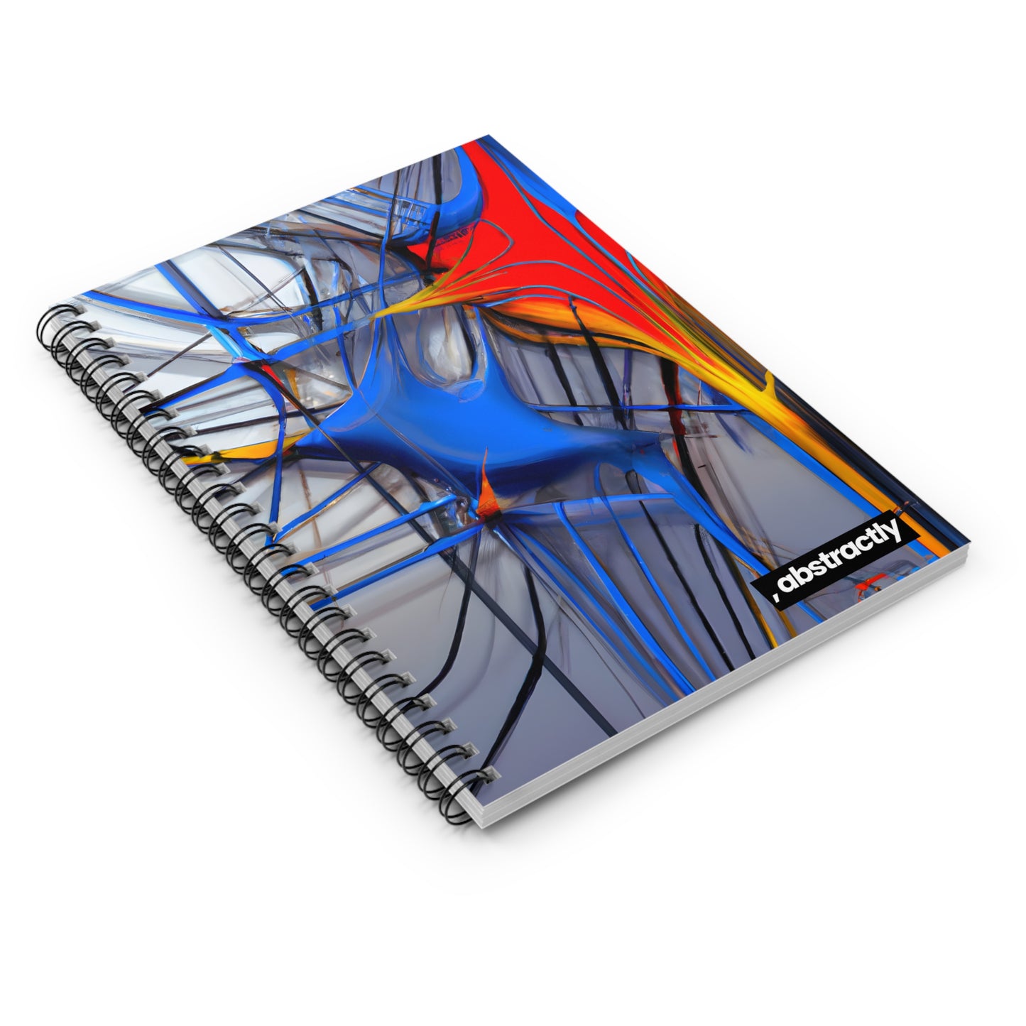 Ernestine Northwood - Friction Force, Abstractly - Spiral Notebook