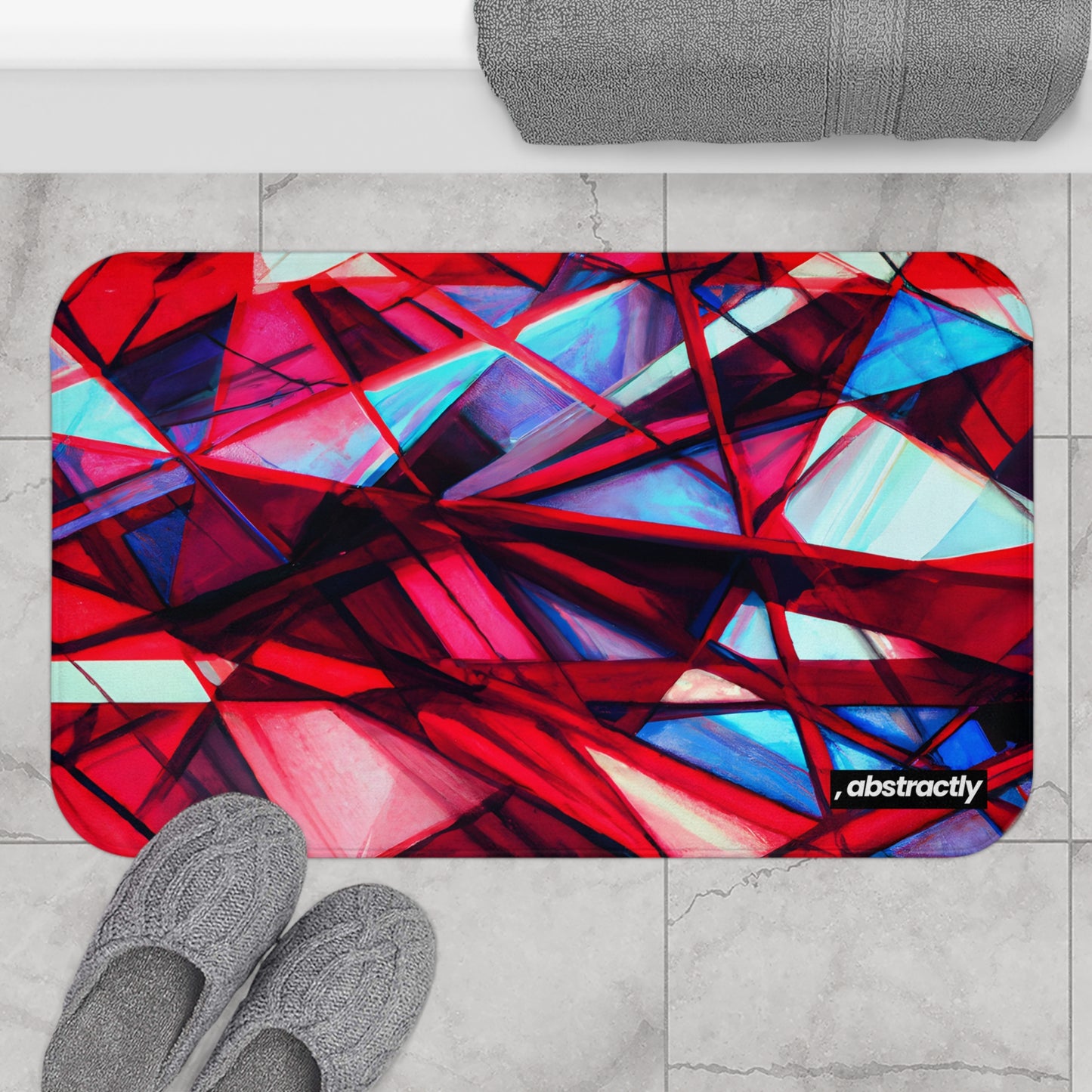 Howard Sternberg - Tension Force, Abstractly - Bath Mat