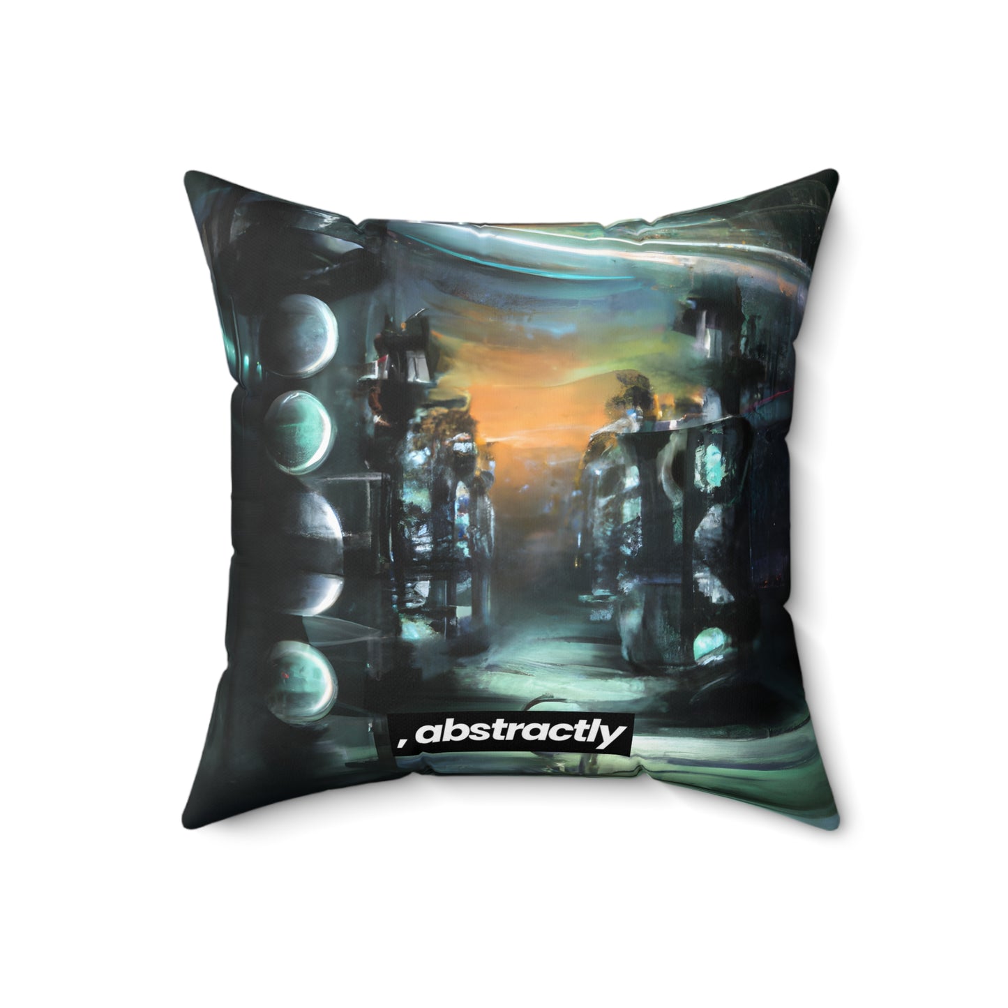 VentureGuard Financial - Diversification, Abstractly - Faux Suede Throw Pillow