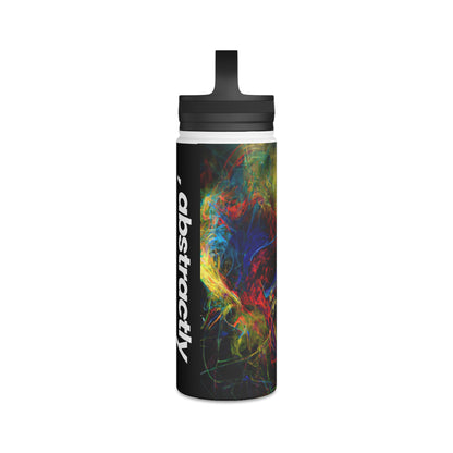 Connie Valdez - Electric Force, Abstractly - Stainless Steel Water Bottle