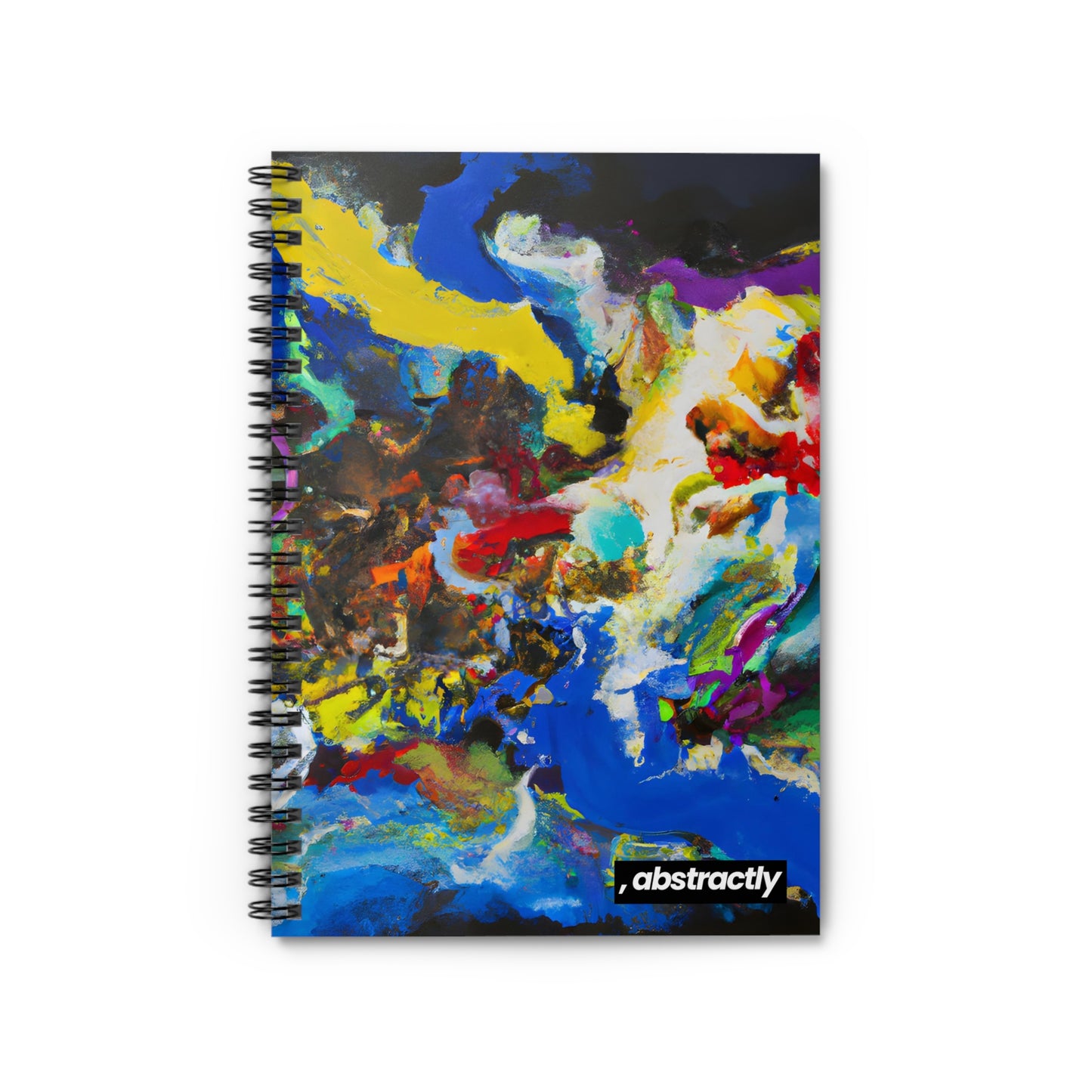 Xenospheric Blue - Chemistry, Abstractly - Spiral Notebook