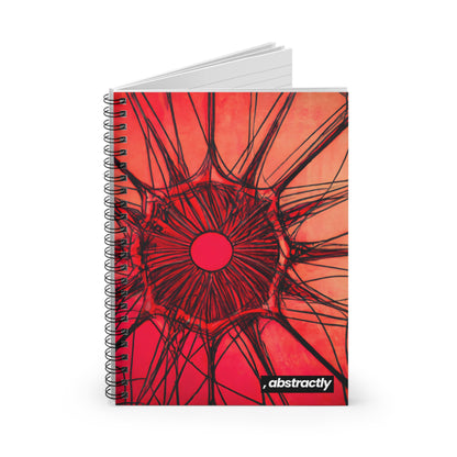 Elizabeth Rutherford - Magnetic Force, Abstractly - Spiral Notebook