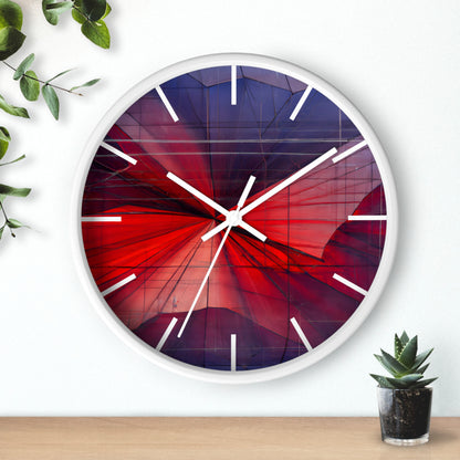 Margaret Haysley - Magnetic Force, Abstractly - Wall Clock