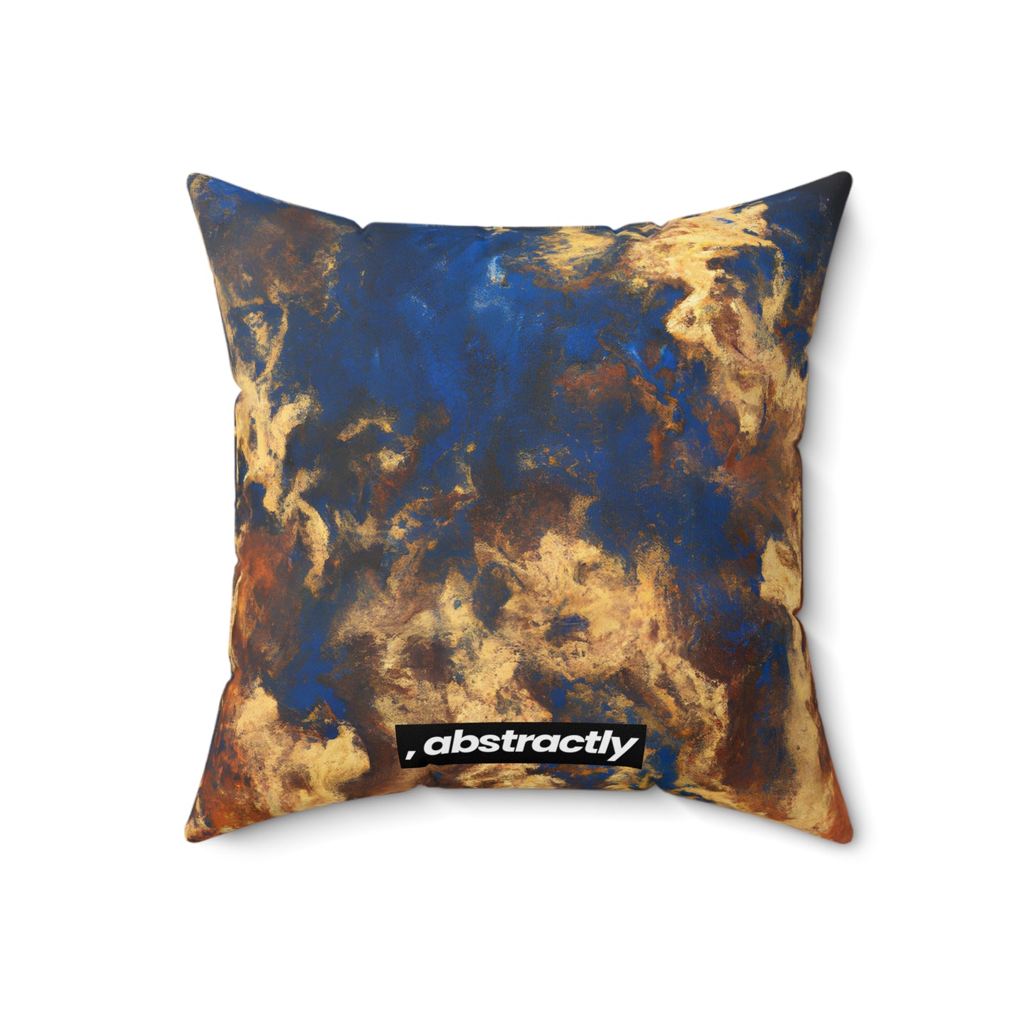 Bismarck Polarity Crystal - Chemistry, Abstractly - Faux Suede Throw Pillow