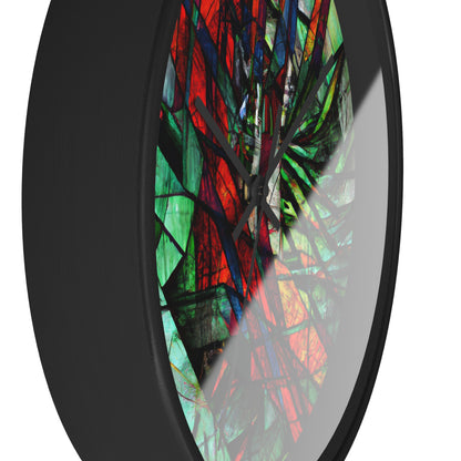 Nora Blythe - Gravity Force, Abstractly - Wall Clock