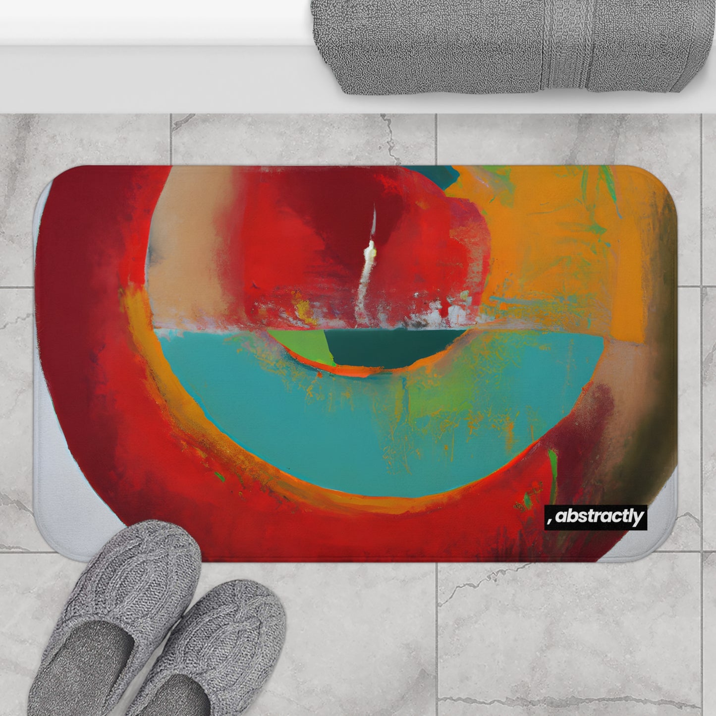 Solarium Angularite - Argon, Abstractly - Bath Mat