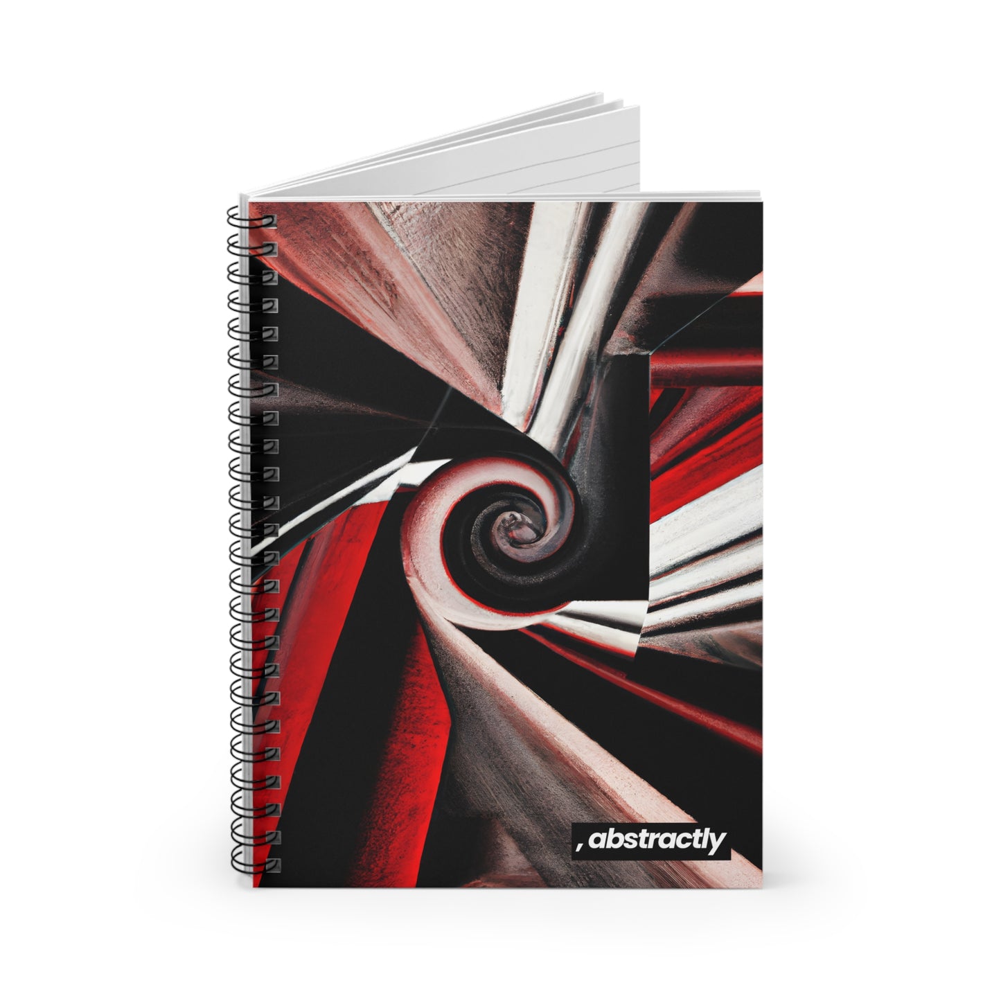 Louisa Eisenberg - Tension Force, Abstractly - Spiral Notebook