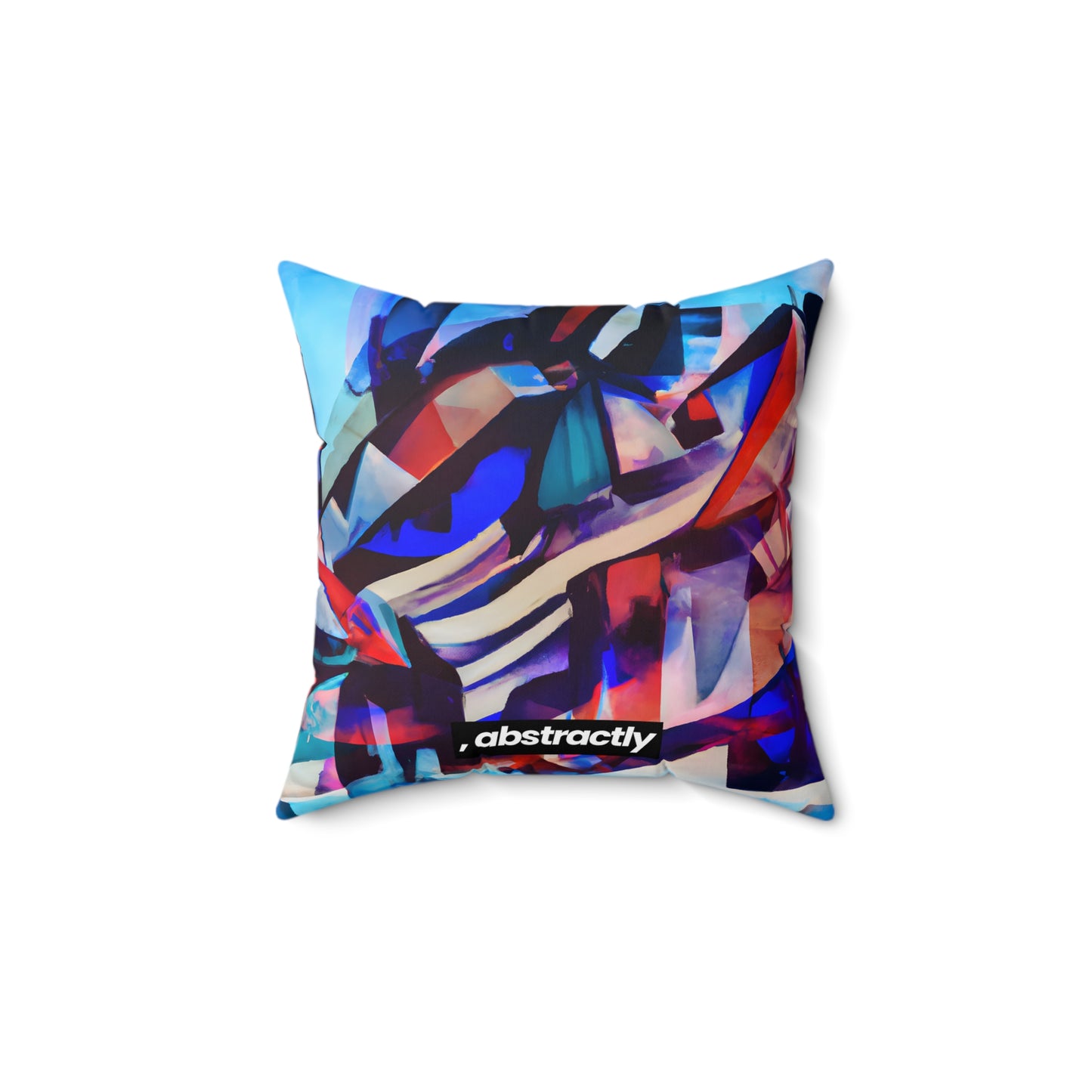 Virginia Berkeley - Normal Force, Abstractly - Faux Suede Throw Pillow