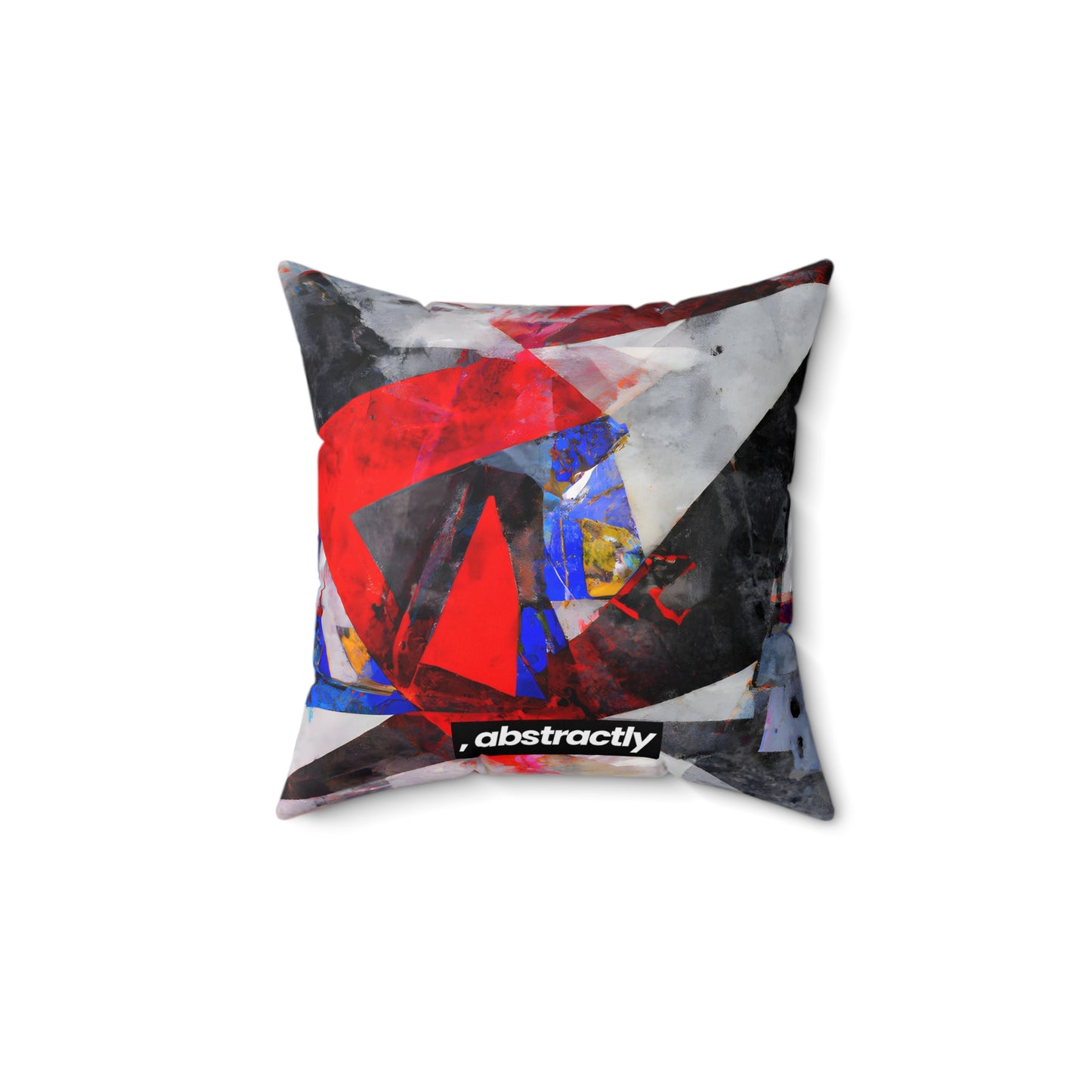 William Kerrigan - Friction Force, Abstractly - Faux Suede Throw Pillow