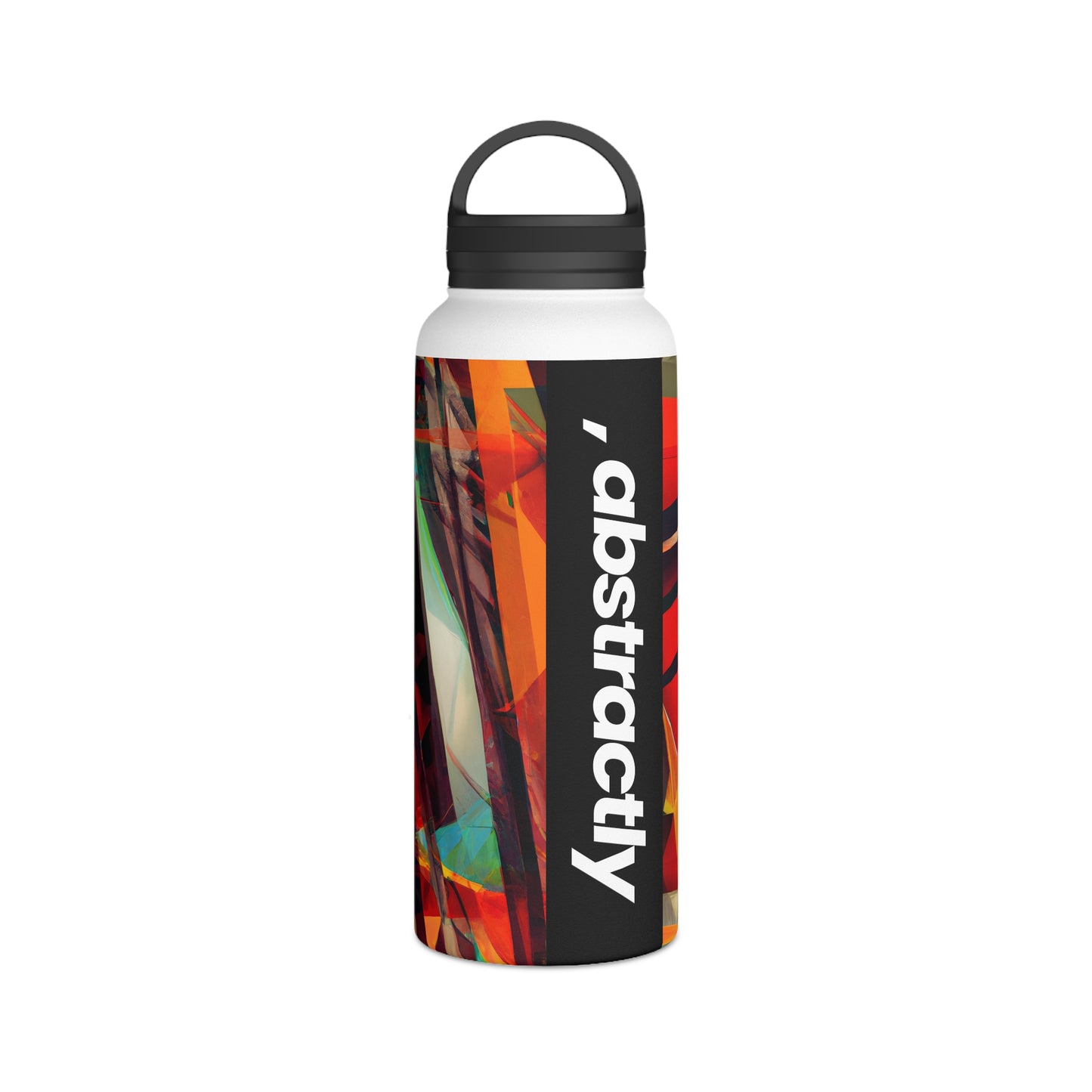 Miles Jefferson - Electromagnetic Force, Abstractly - Stainless Steel Water Bottle