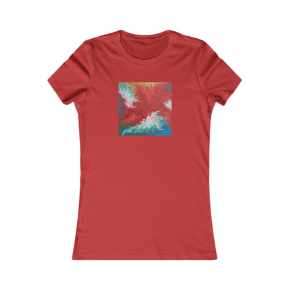 Fluoridium Hexanate - Chemistry, Abstractly - Ladies' Cut Tee