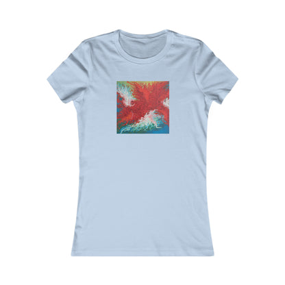 Fluoridium Hexanate - Chemistry, Abstractly - Ladies' Cut Tee