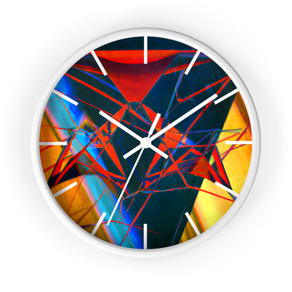 Victoria Bennet - Magnetic Force, Abstractly - Wall Clock