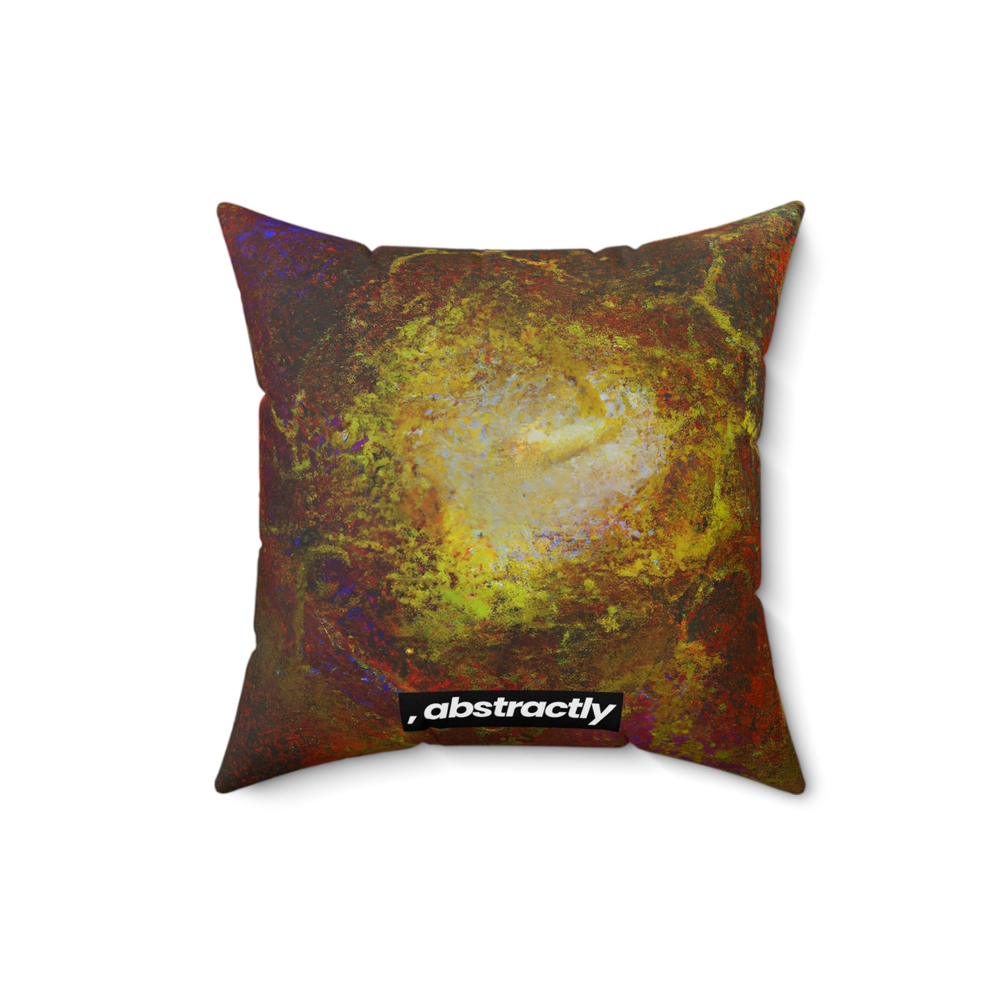 Halsteadium Hexane - Chemistry, Abstractly - Faux Suede Throw Pillow