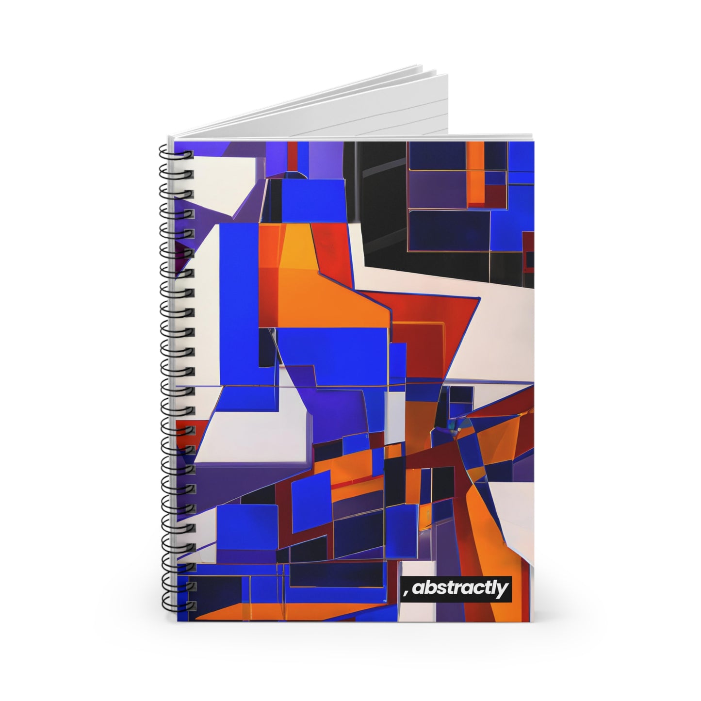 Margot Chamberlain - Friction Force, Abstractly - Spiral Notebook