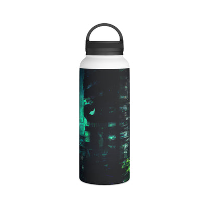 Fiscal Integrity - Liquidity, Abstractly - Stainless Steel Water Bottle