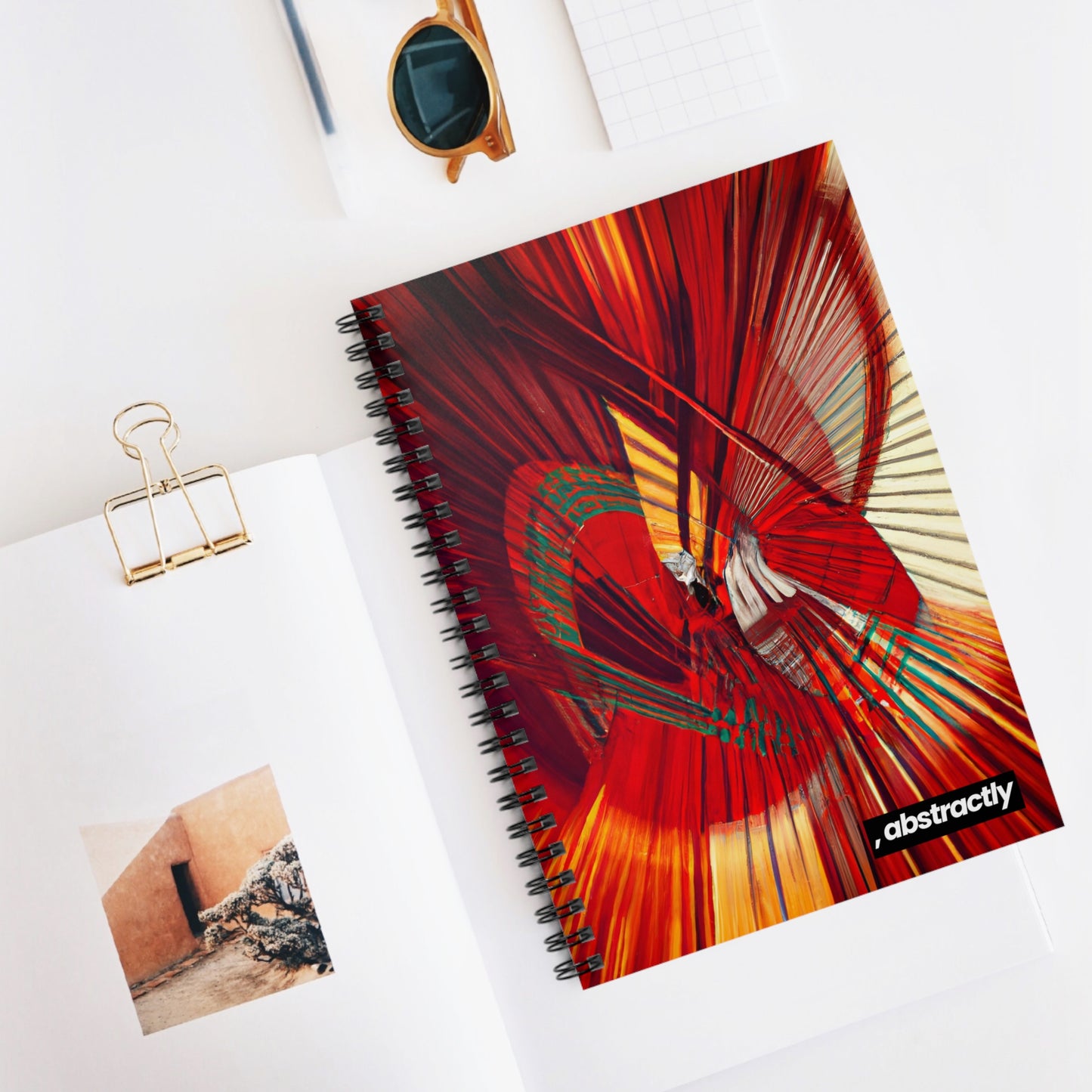 Margaret Rosenbaum - Spring Force, Abstractly - Spiral Notebook