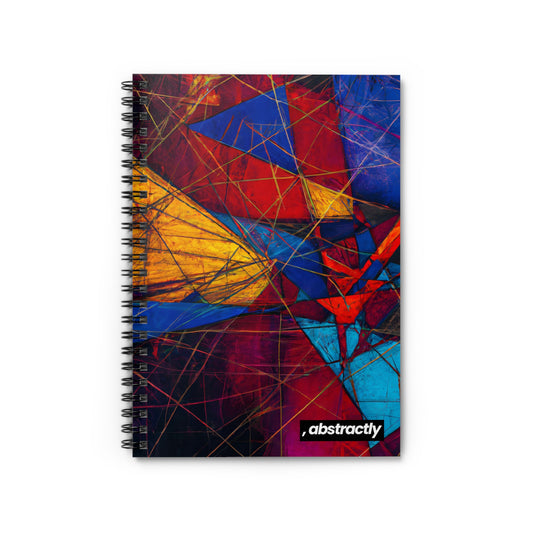 Lillian Thomason - Magnetic Force, Abstractly - Spiral Notebook