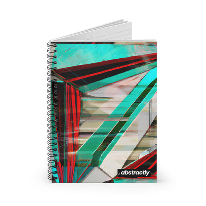 Bonnie Rosenbaum - Electric Force, Abstractly - Spiral Notebook