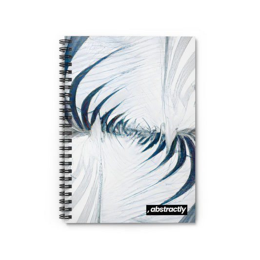 Cassandra Steller - Magnetic Force, Abstractly - Spiral Notebook