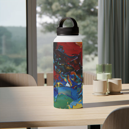 Polarisite Crystals - Chemistry, Abstractly - Stainless Steel Water Bottle