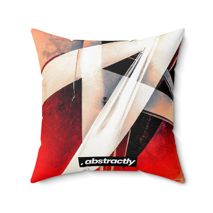 Clara Westbrook - Normal Force, Abstractly - Faux Suede Throw Pillow