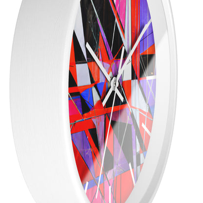 Lena Nordstrom - Tension Force, Abstractly - Wall Clock