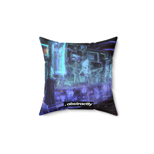 Crescent Capital - Capital, Abstractly - Faux Suede Throw Pillow