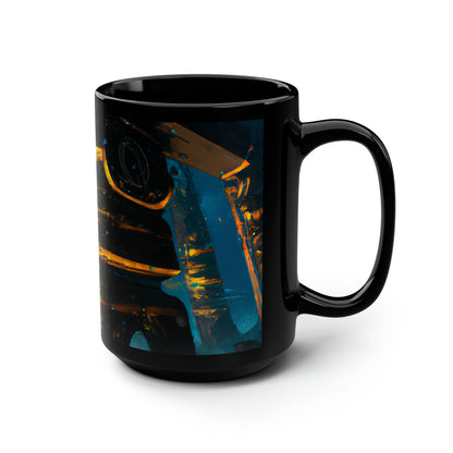 Valor Point - Capital, Abstractly - Black Ceramic Mug 15oz