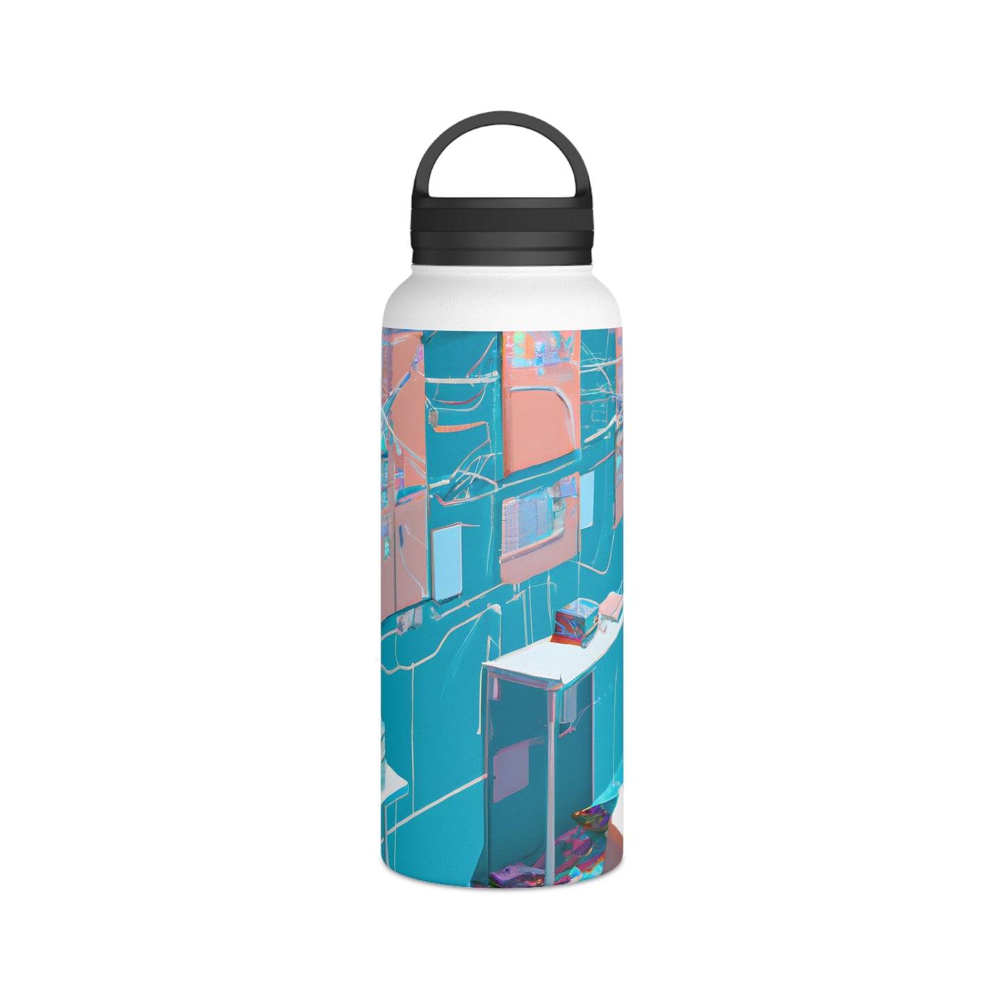 SilverPeak Finance - Cash Flow, Abstractly - Stainless Steel Water Bottle