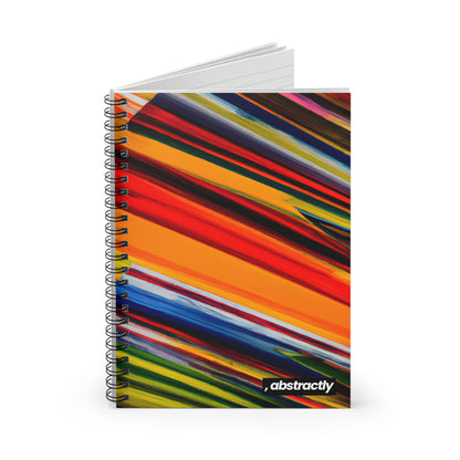 Carol Harwood - Friction Force, Abstractly - Spiral Notebook