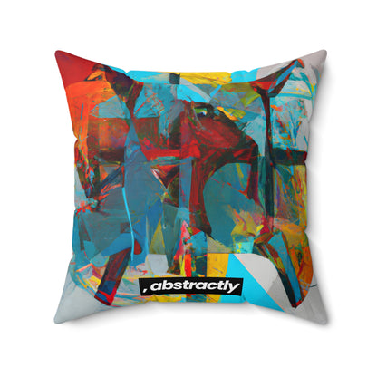 Roy Rosenberg - Strong Force, Abstractly - Faux Suede Throw Pillow