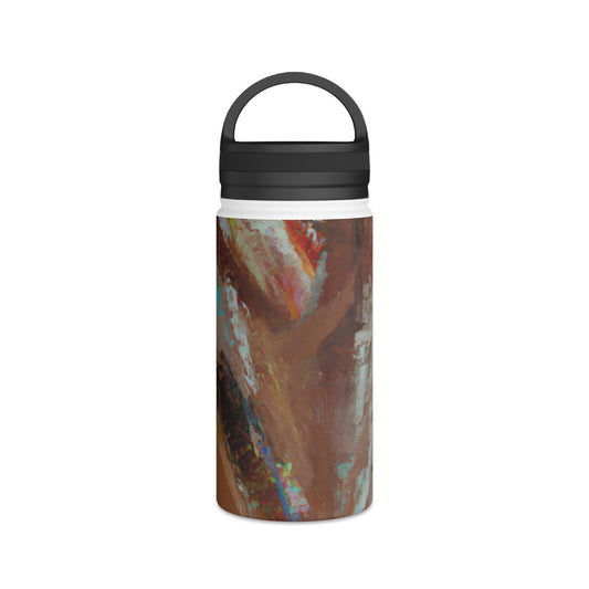 Quantum Glitter Crystal - Magnesium, Abstractly - Stainless Steel Water Bottle