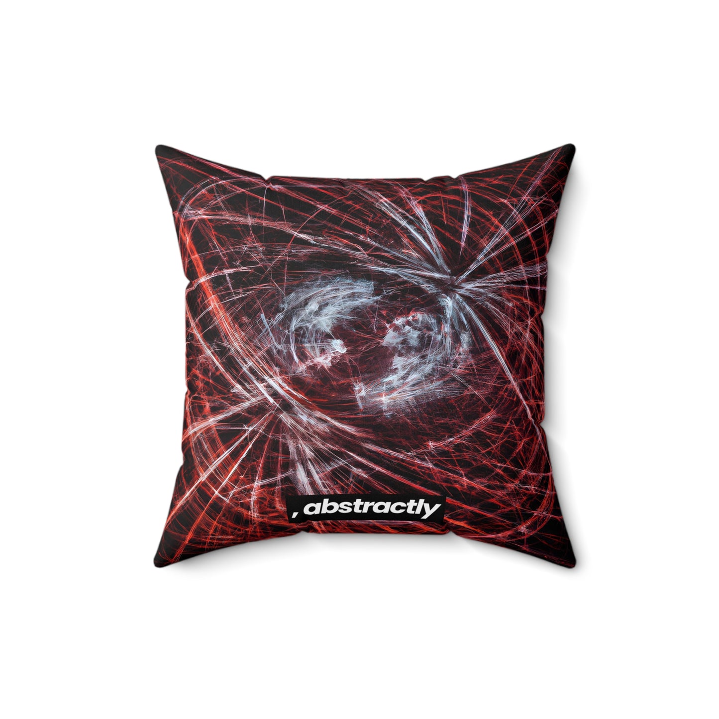 Maxine Hawthorne - Electromagnetic Force, Abstractly - Faux Suede Throw Pillow