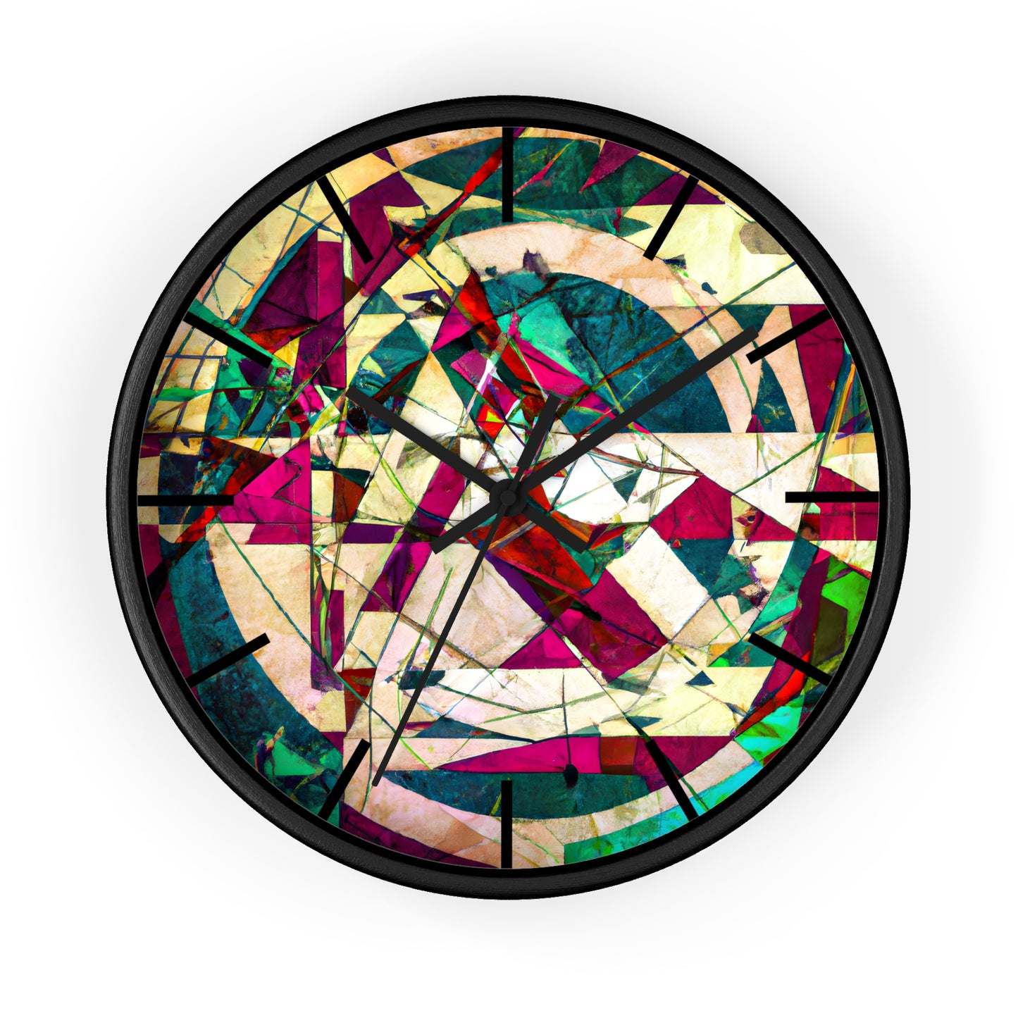 Doris Marshall - Electromagnetic Force, Abstractly - Wall Clock