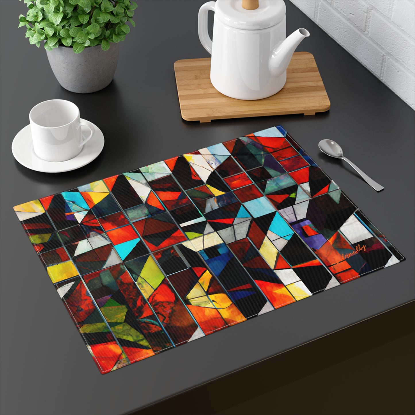 Maxine Cavanaugh - Friction Force, Abstractly - Placemat