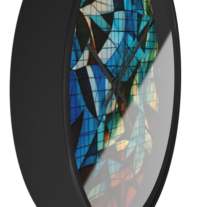 Janet Riggs - Applied Force, Abstractly - Wall Clock