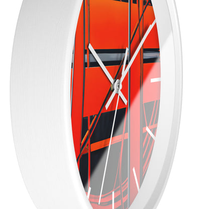 Florence Barclay - Spring Force, Abstractly - Wall Clock