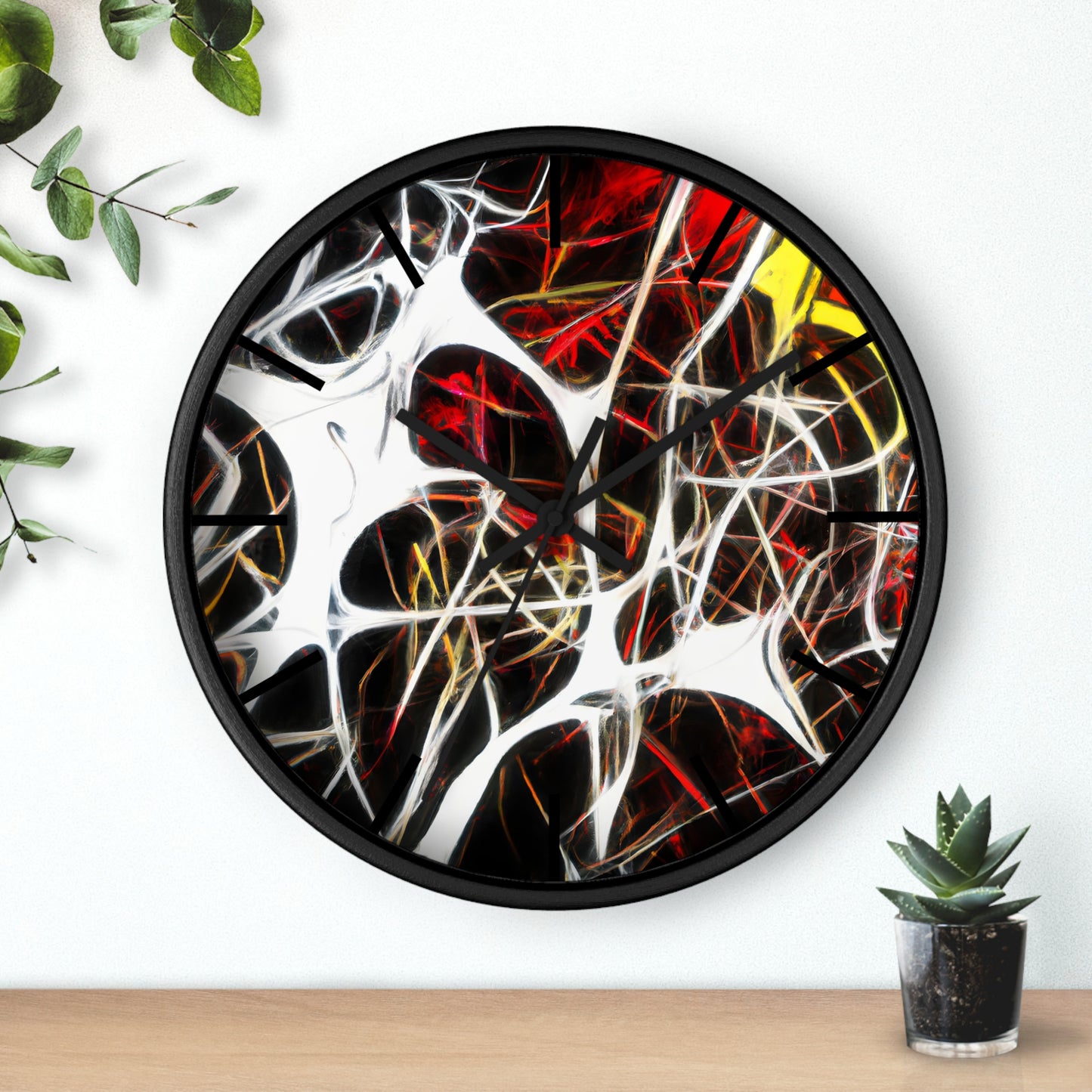 Beatrice Coleman - Electric Force, Abstractly - Wall Clock