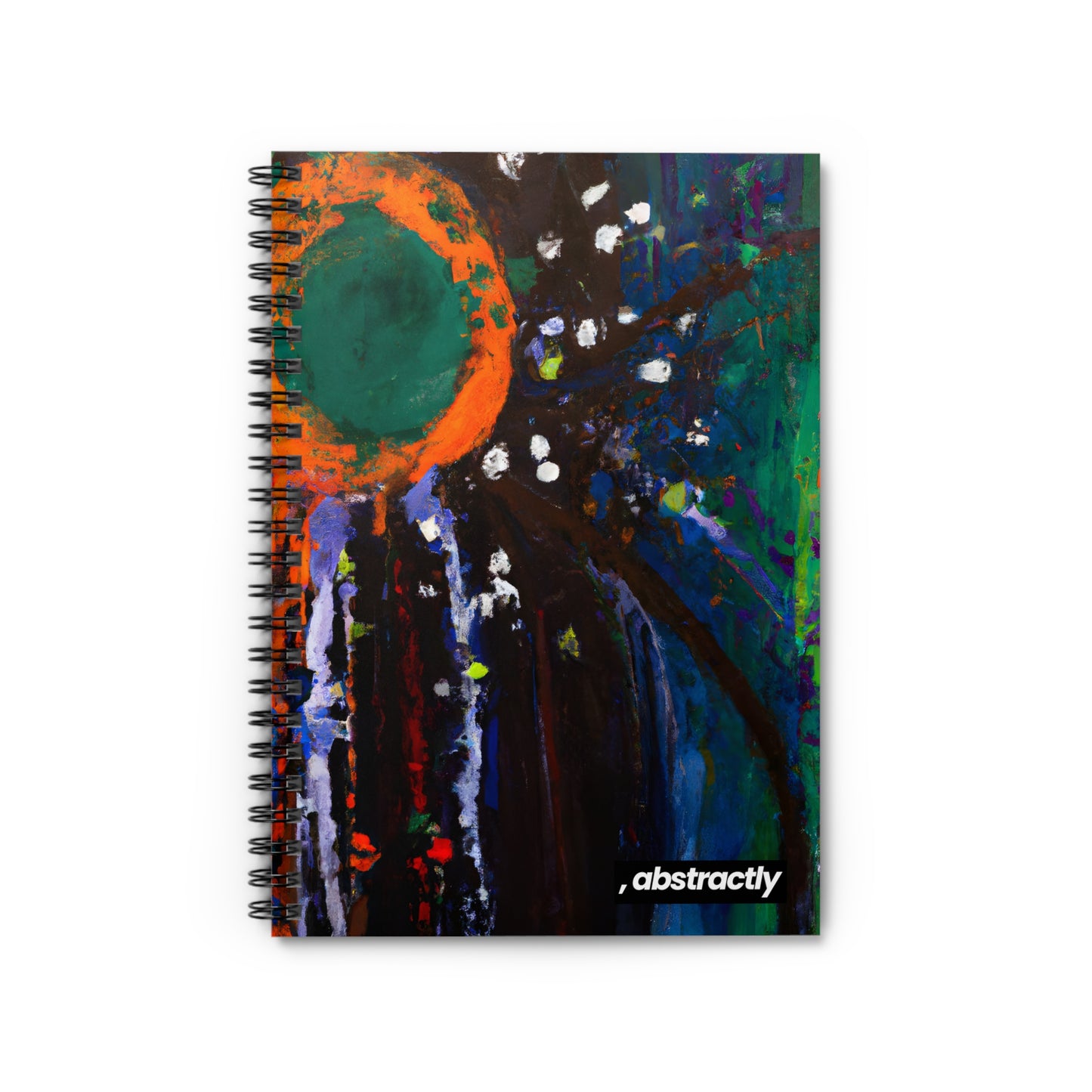 Solaris Elementum - Chlorine, Abstractly - Spiral Notebook