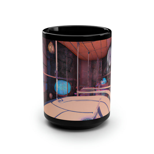 Spectrum Finance - Principle, Abstractly - Black Ceramic Mug 15oz