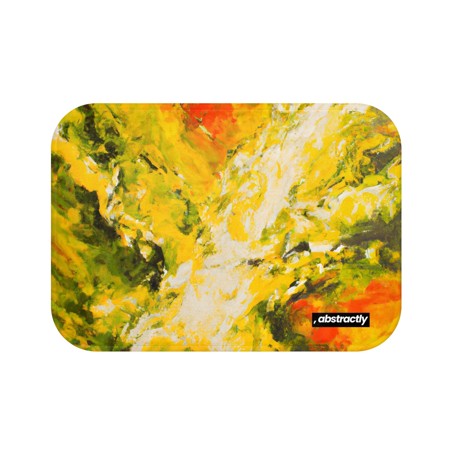 Starlight Etherium - Sulfur, Abstractly - Bath Mat